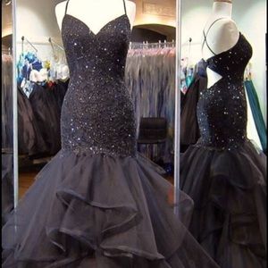 Black Mermaid Dress